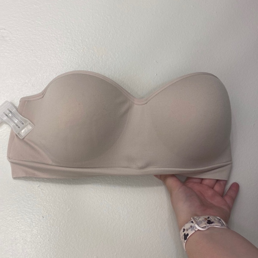 Large Auden Nude Strapless Bra